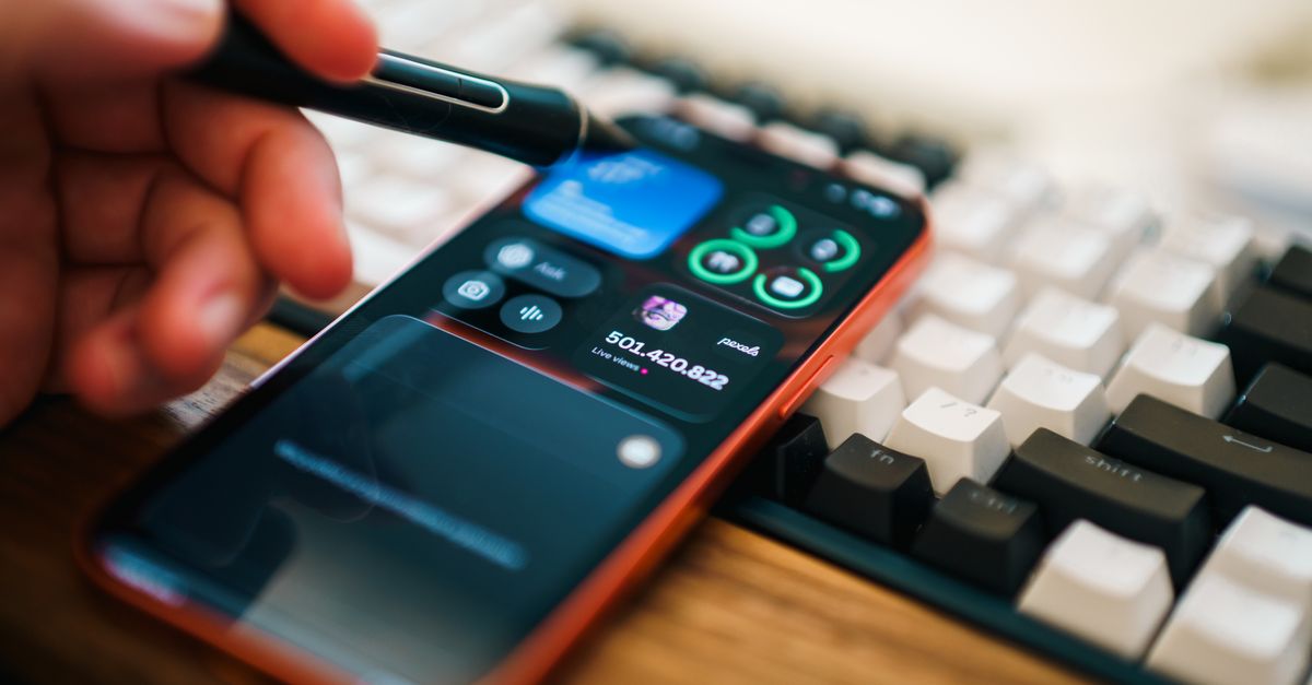 Threads app analytics dashboard smartphone