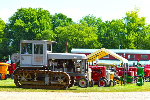 vintage tractor
