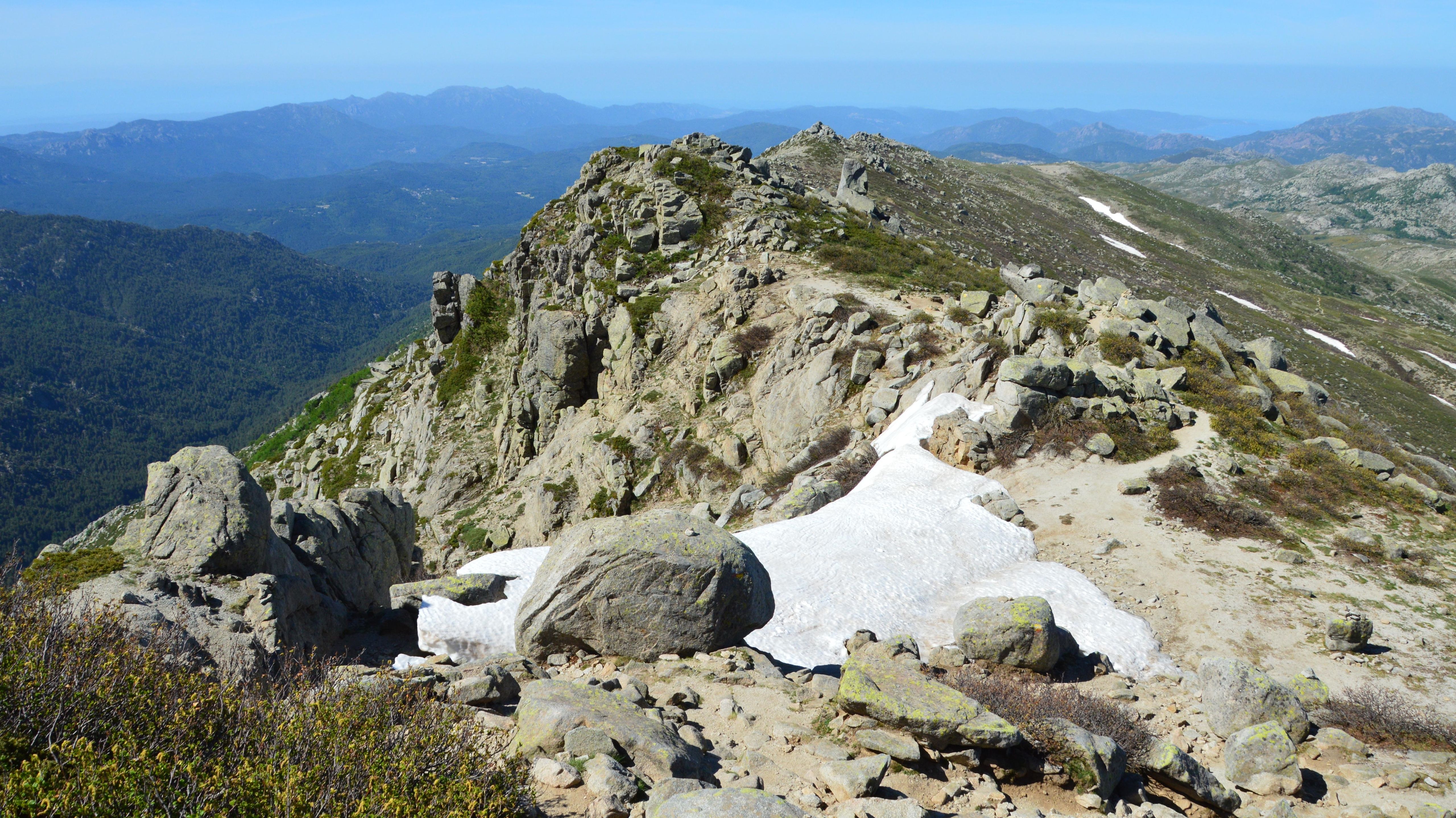 Majestic mountain landscape of the Bavella Massif, Quenza, Corsica.