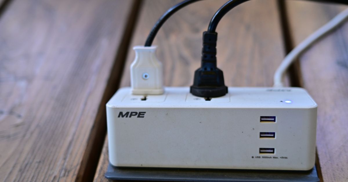 USB 포트가 있는 멀티탭