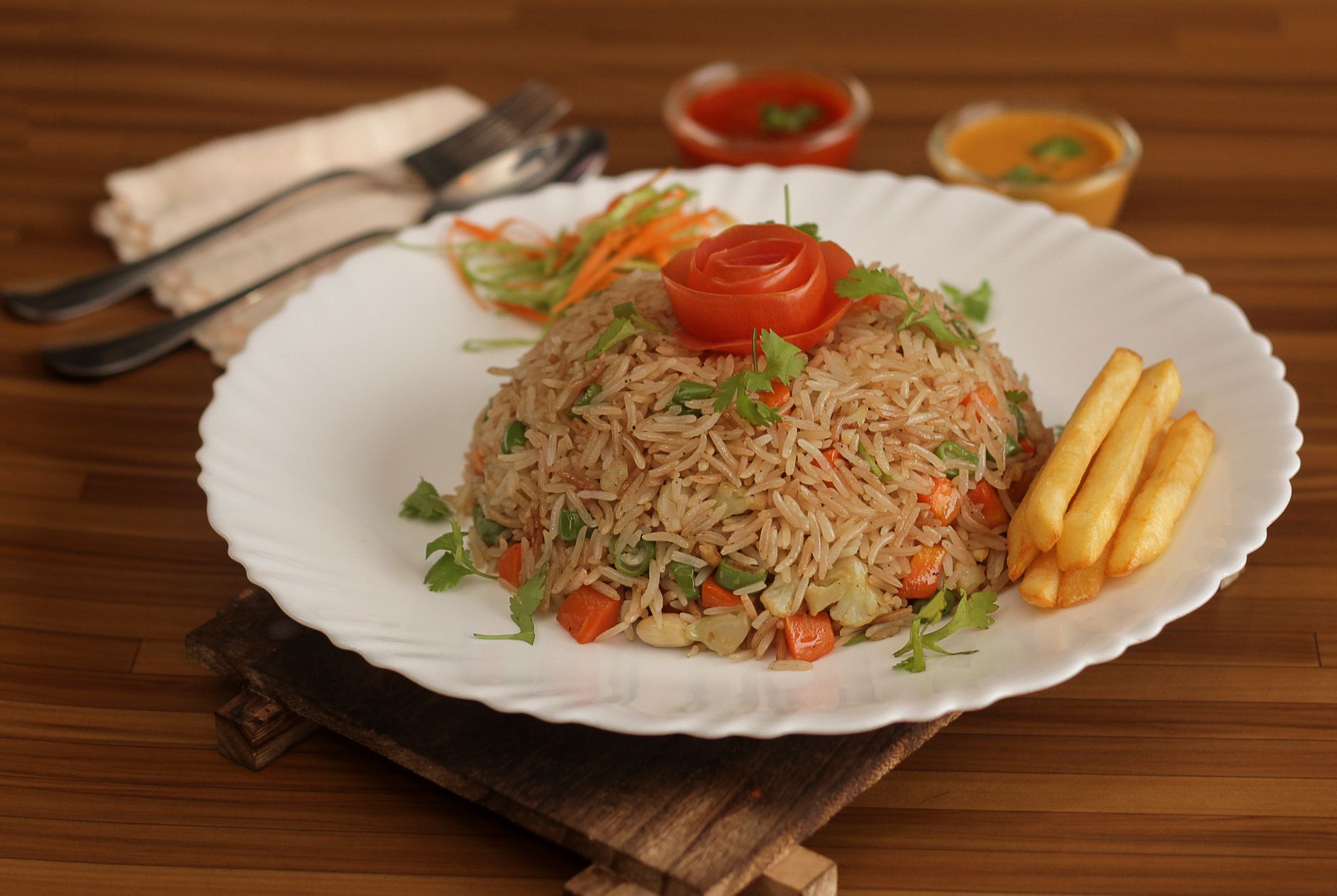10-Min Veggie Fried Rice with Eggs