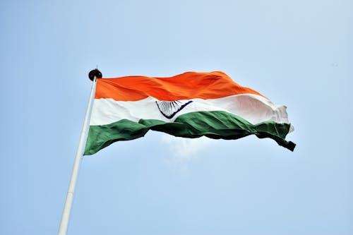 Kostnadsfri bild av blå himmel, flagga, indisk