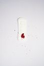 Sanitary Pad With Blood