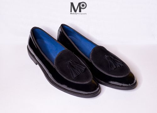 Free stock photo of black shoes, pair of shoes, wedding shoes Stock Photo