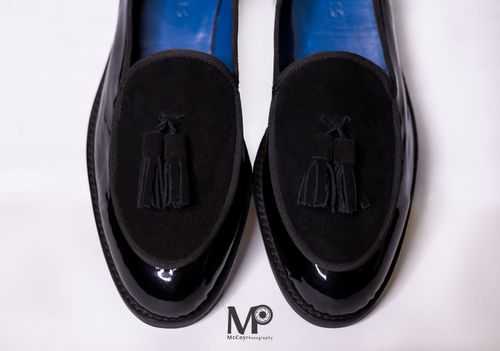 Free stock photo of black shoes, pair of shoes, wedding shoes Stock Photo