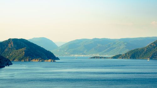 Free Breathtaking view of Marmaris Bay with serene mountains in Türkiye. Stock Photo