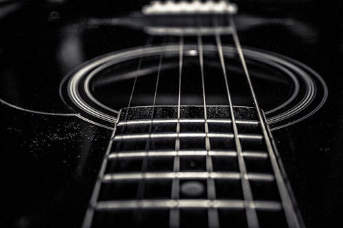 Free stock photo of guitar strings, music