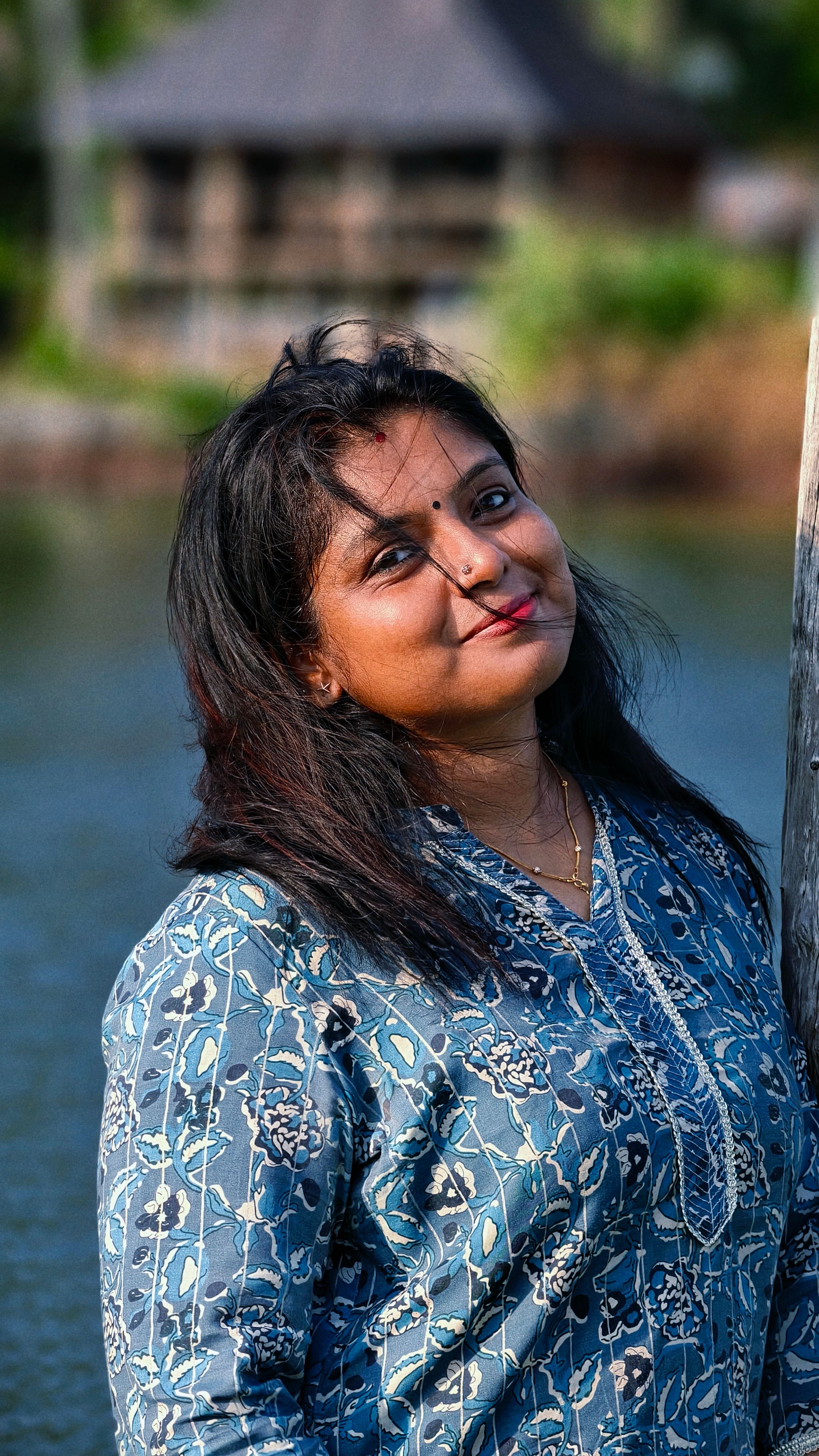 Indigo Block-Print Kurti