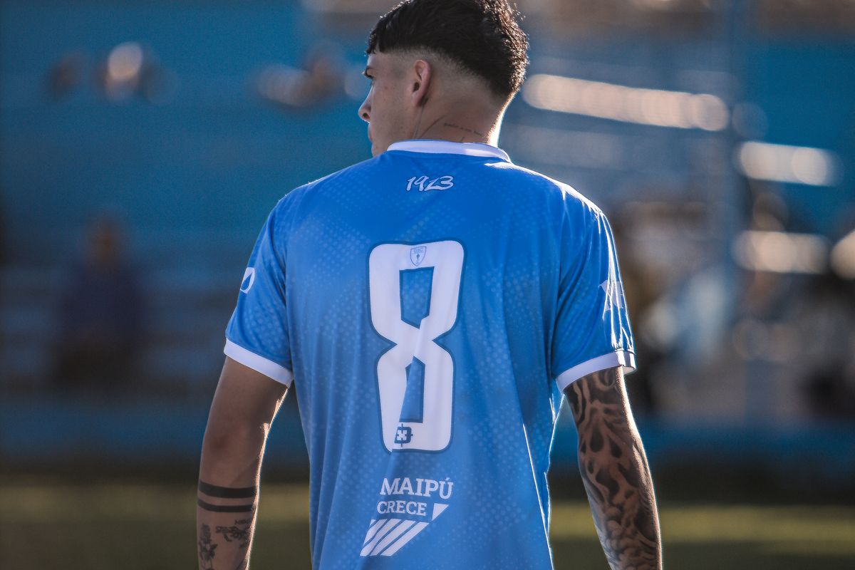 Numbered team jersey worn on the field