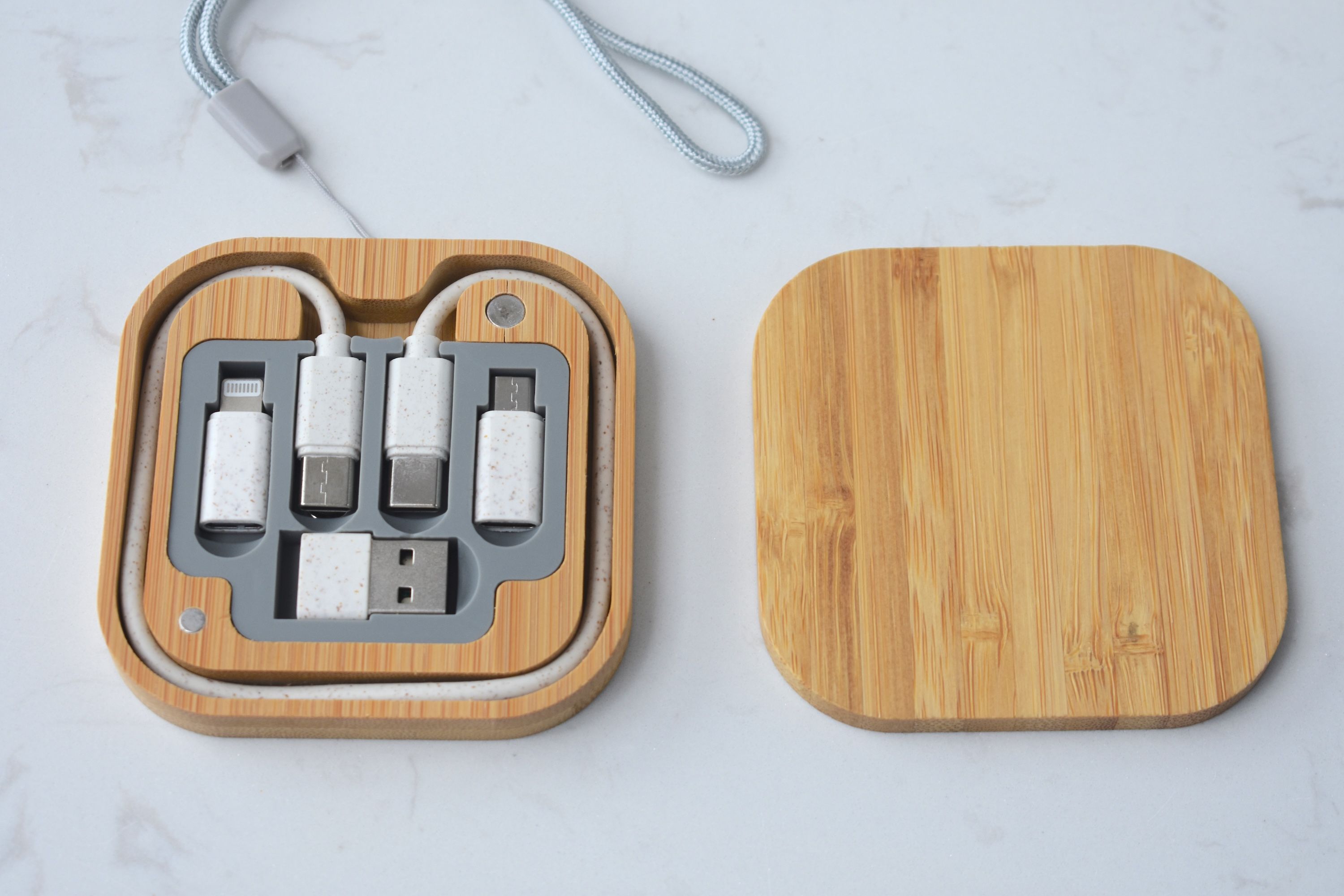 Desk Charging Pad Cable Organizer