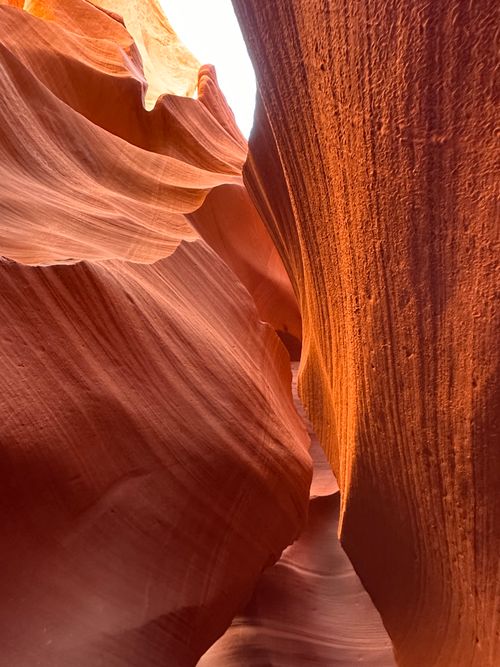 Free Stunning view of red sandstone formations in Antelope Canyon, showcasing nature's artistry. Stock Photo