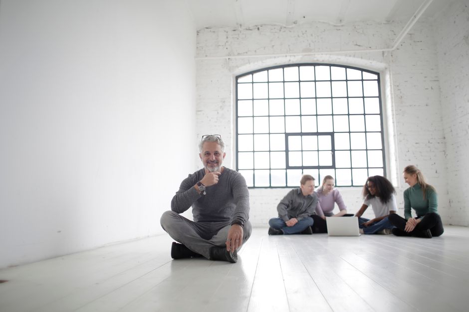 Three Men Sitting at the Table · Free Stock Photo