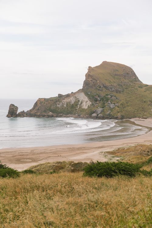 Free Explore the rugged beauty of Castlepoint's coastline in Wellington Region, New Zealand. Stock Photo
