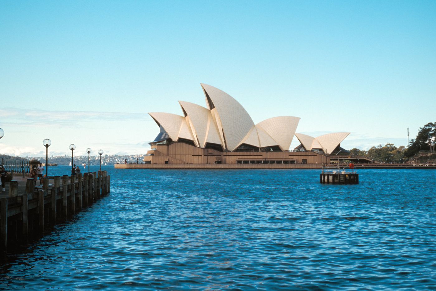 Sydney Harbour under a clear blue sky