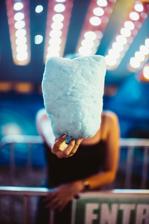 A Person Holding a Pillow