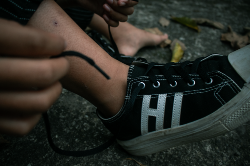 Free stock photo of active, black shoes, casual Stock Photo