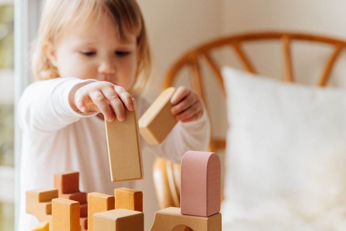 A child working independently on their own activity at their own pace — individualised education