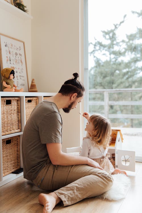 Free Photo Of Man Playing With Child Stock Photo