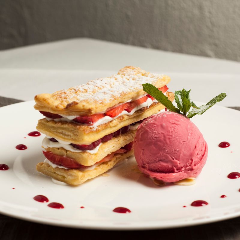 Mille-Feuille with Vanilla Pastry Cream