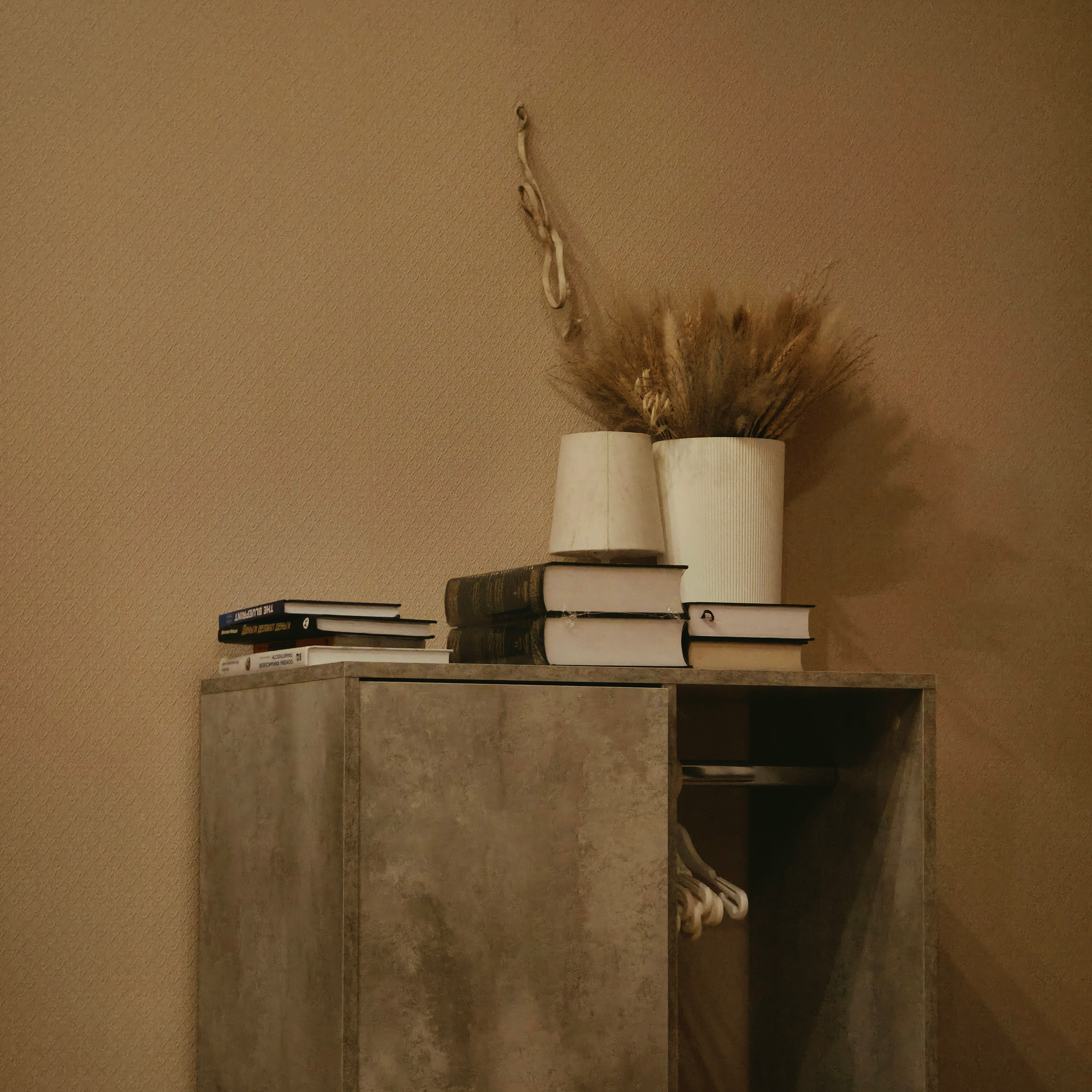 Open notebook and fountain pen on linen cloth