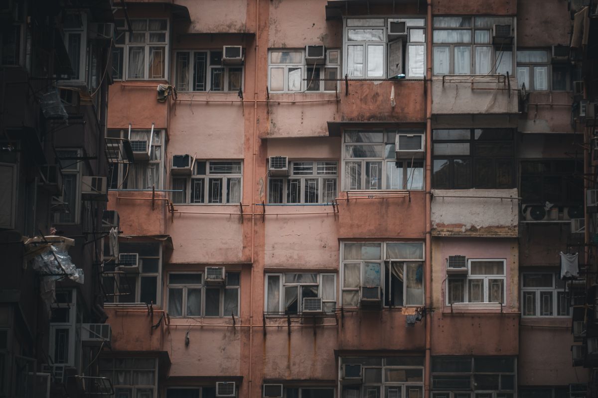 香港の古い集合住宅