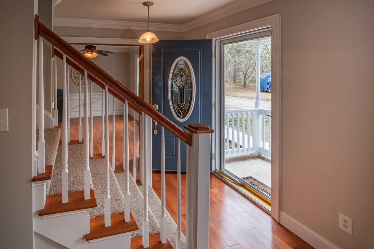 Small but stylish living room with smart storage and plants