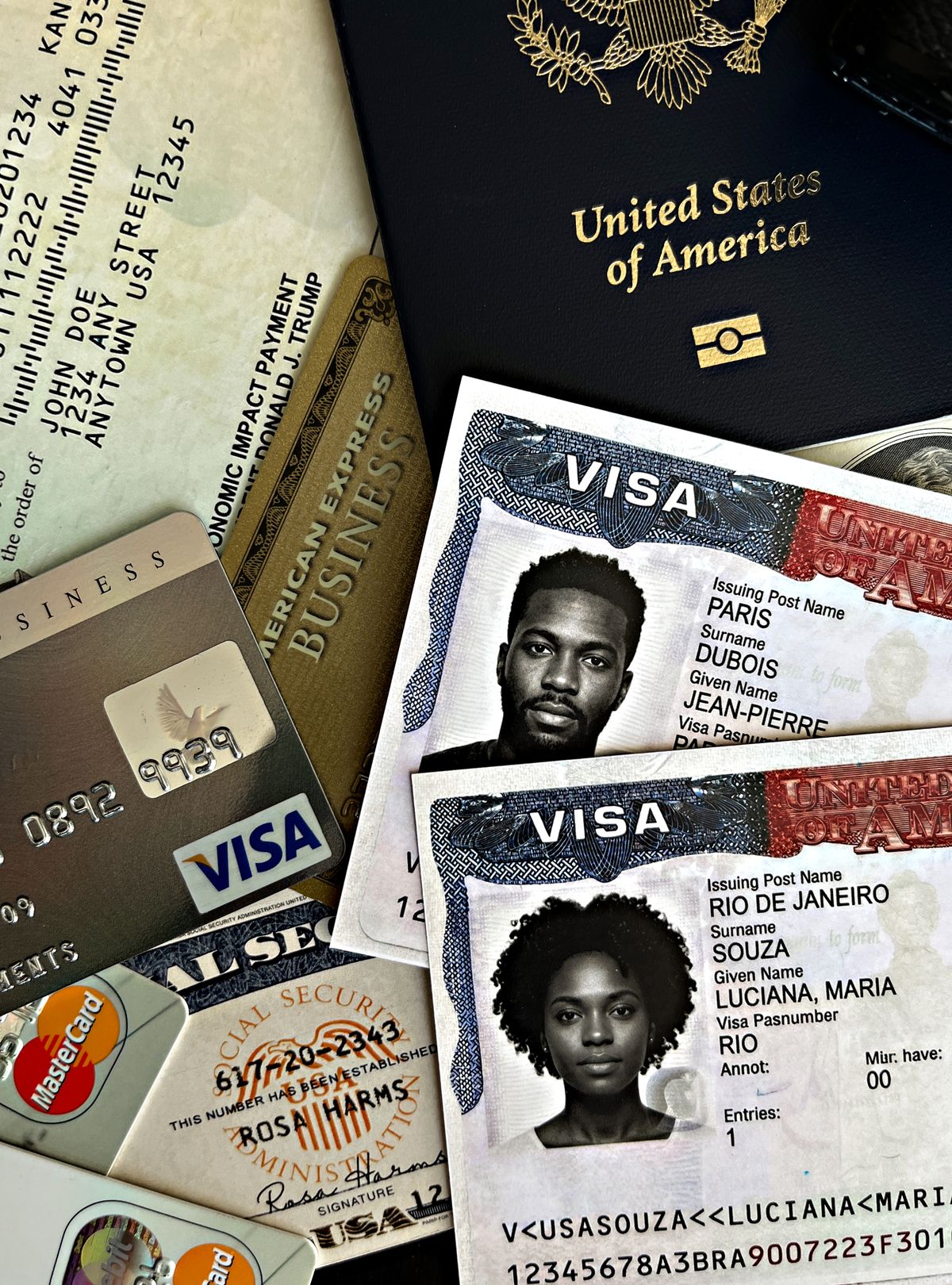 Passeport et documents administratifs, affiliation à la sécurité sociale pour un travailleur frontalier