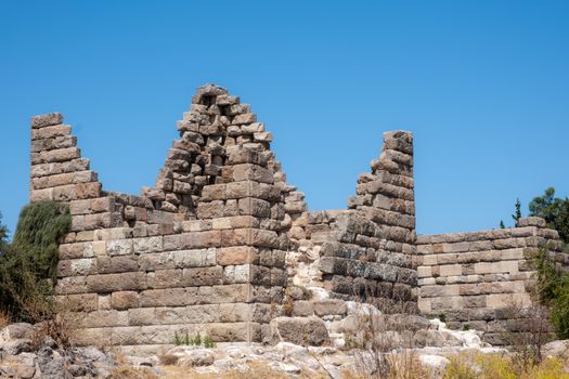Halicarnassus mausoleum with historian — Bodrum