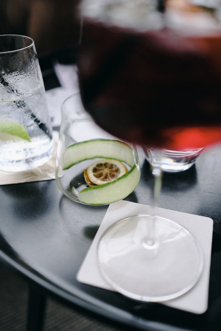 Cocktail Drink On Table