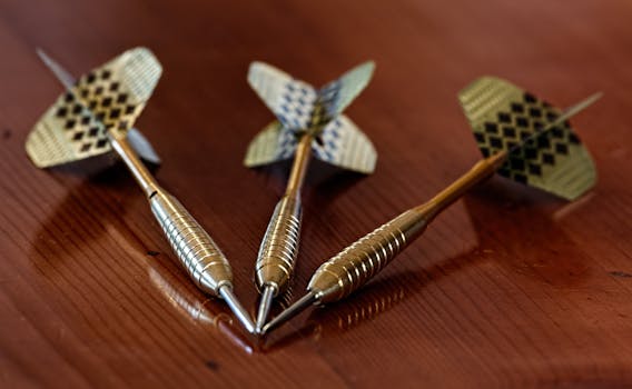3 Metal Darts Pin