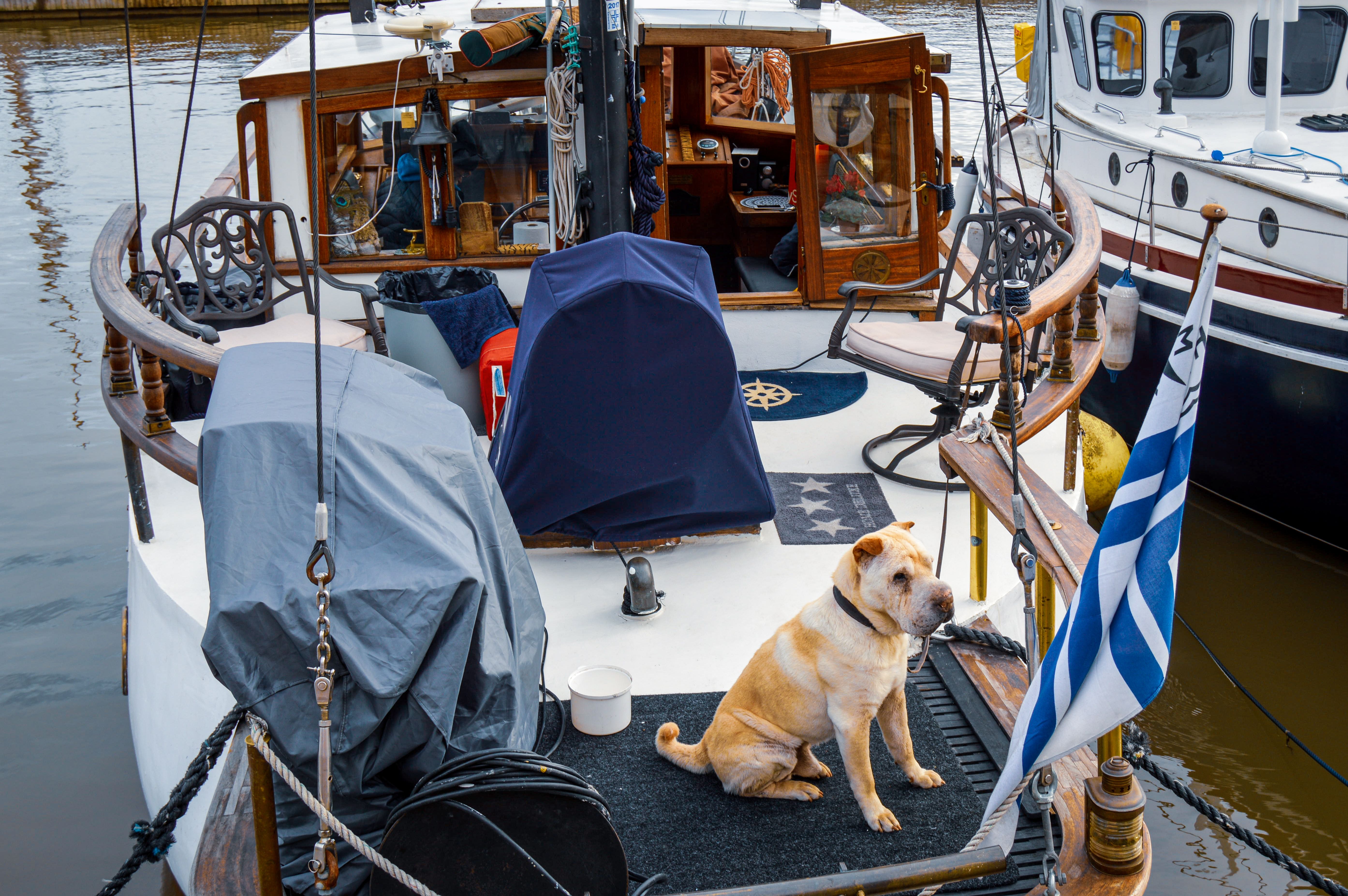 Toilet routines and daily life on board