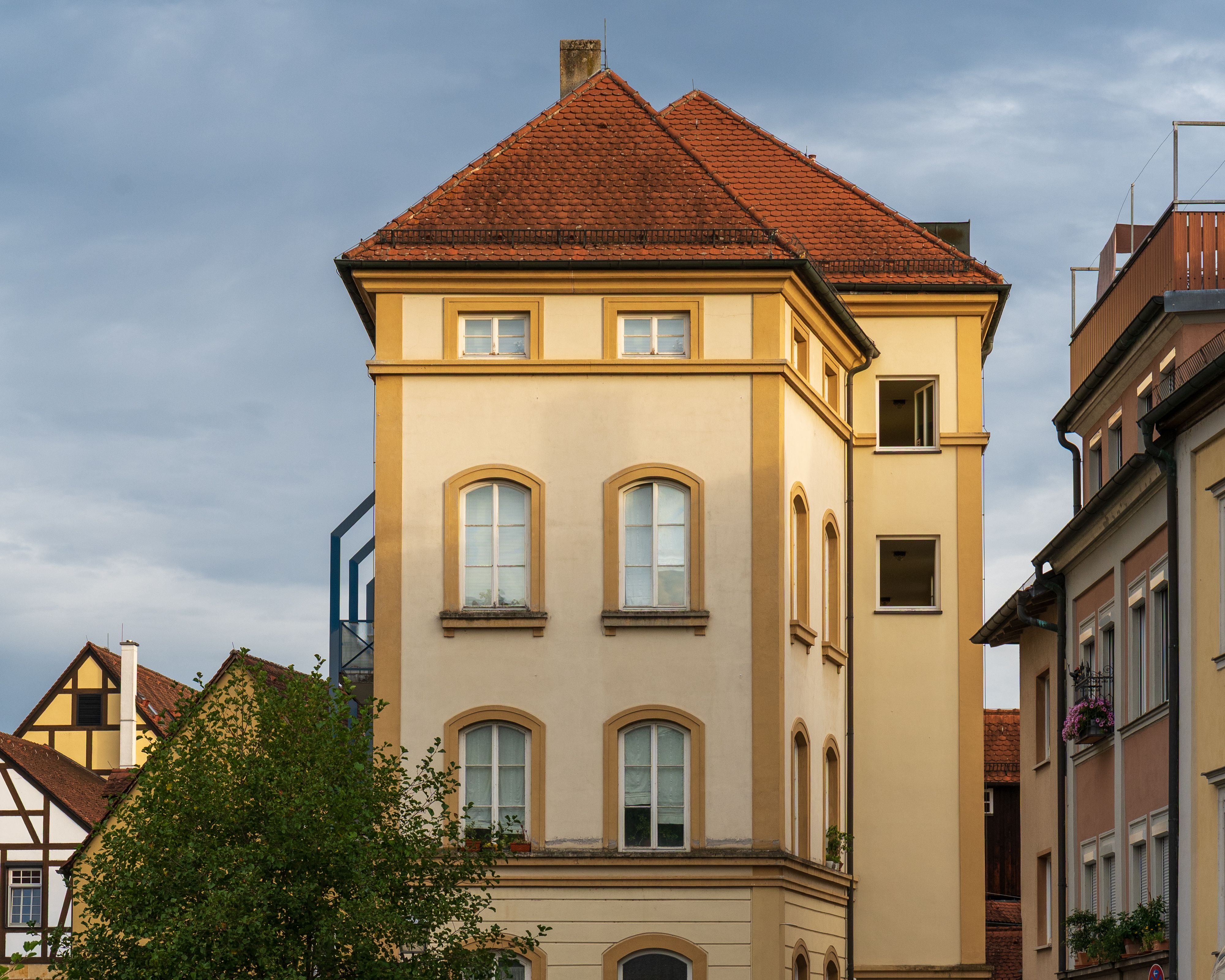 Historisches Bergbaugebäude in Freiberg