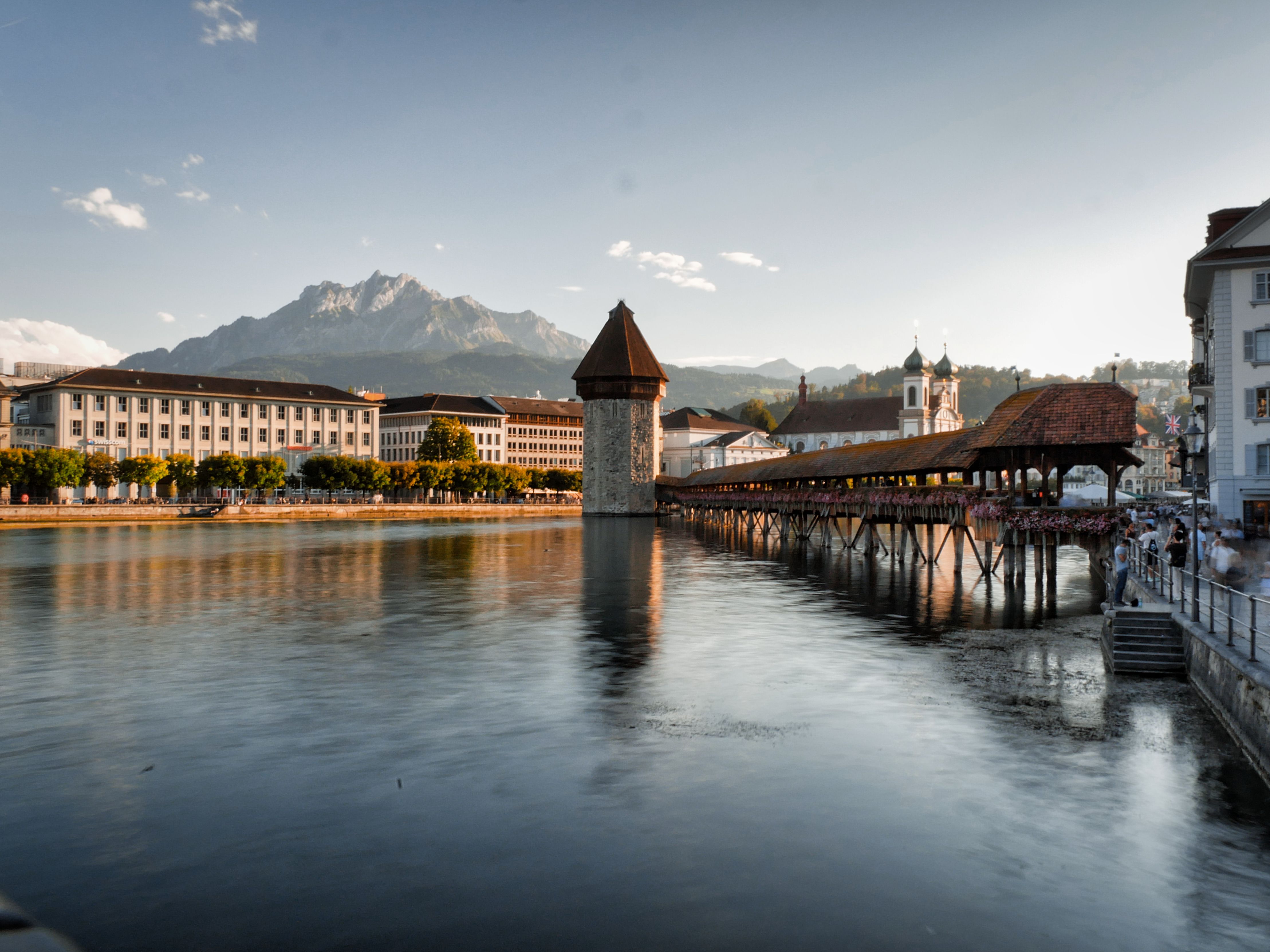 Aerial view of Lucerne