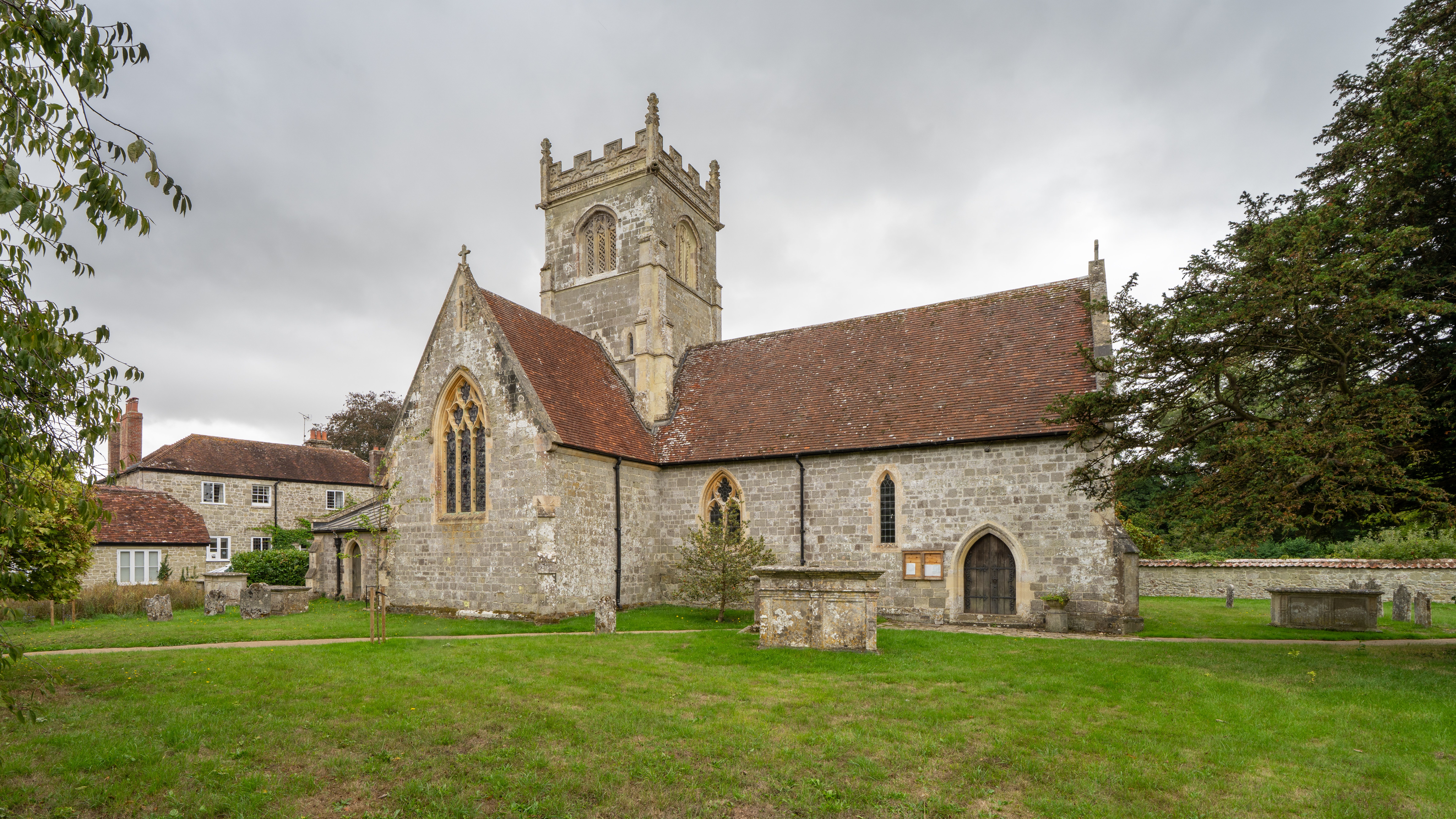 Charming historic church located in a scenic rural Wiltshire village.