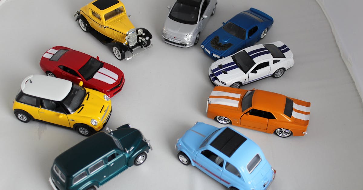 Free stock photo of lots of mini cars