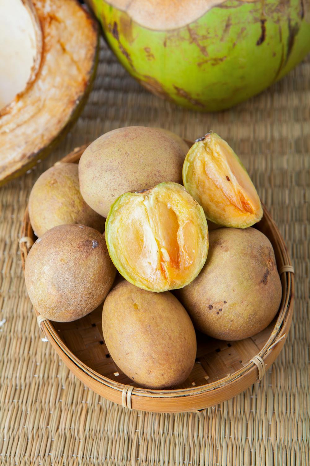 Brown Round Fruit On Brown Woven Basket · Free Stock Photo