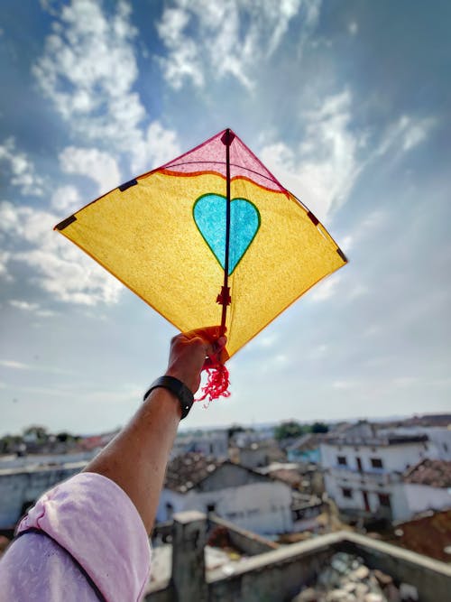 Person Holding A Kite