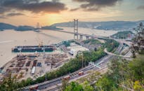 Aerial View of the Bridge
