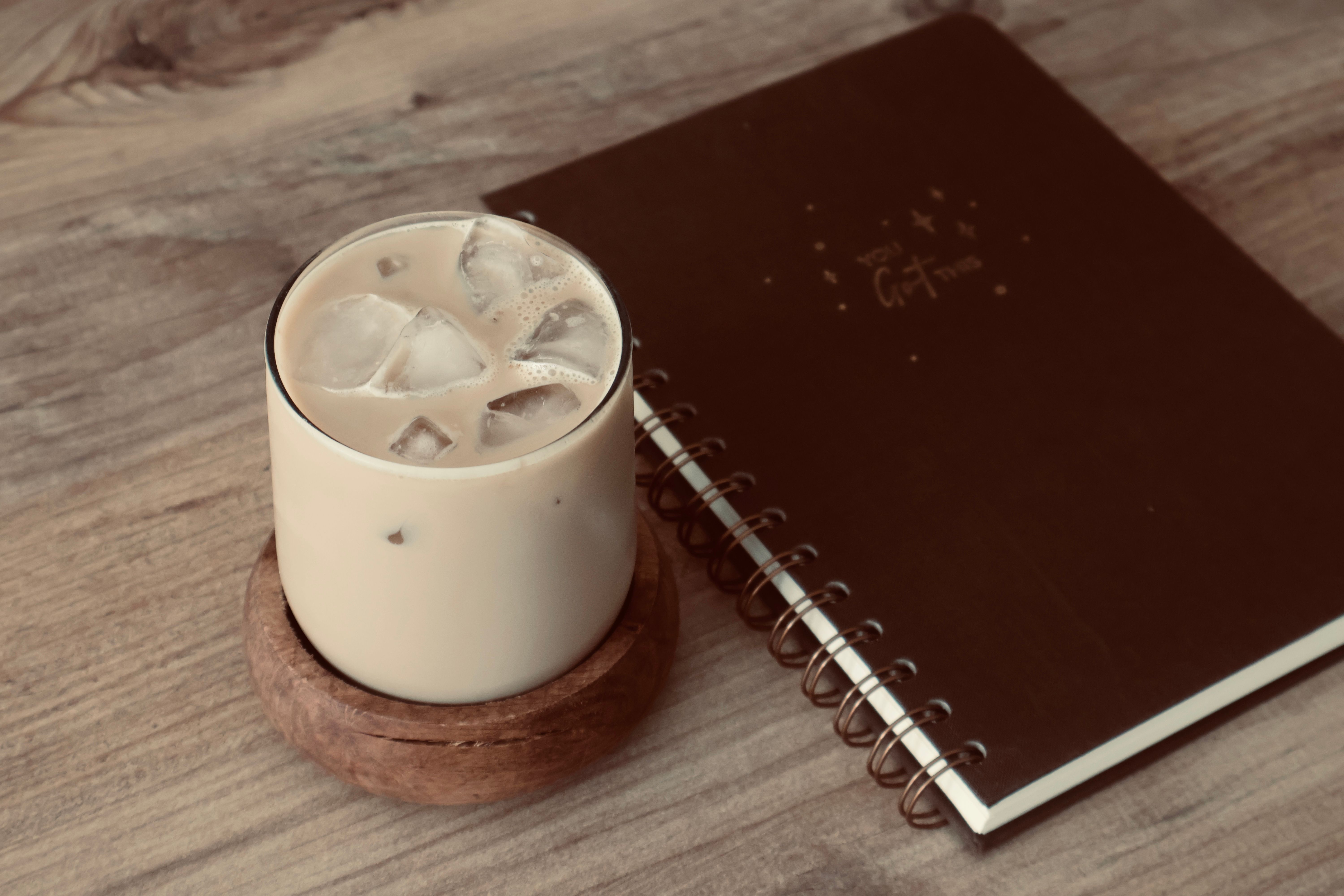 minimalist morning routine coffee journal sunlight desk