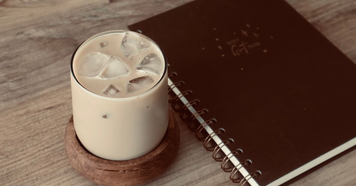 minimalist morning routine coffee journal sunlight desk