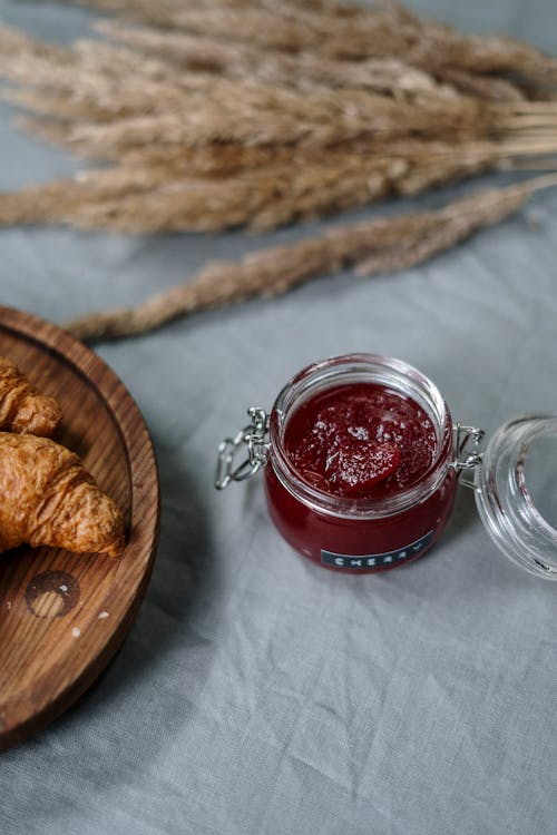 Základová fotografie zdarma na téma cherry jam, chleba, chutný