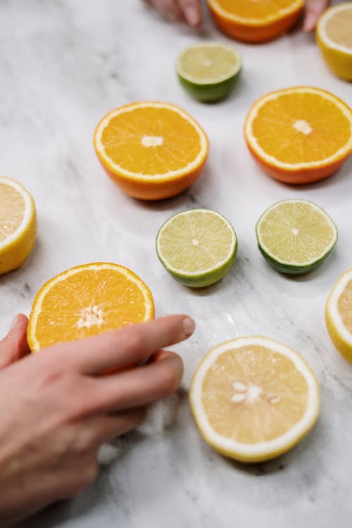 Sliced Citrus Fruits