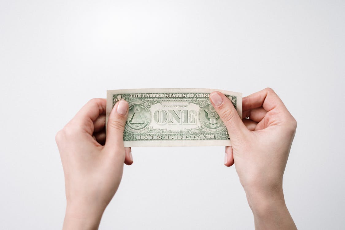 Free One Dollar Bill Stock Photo