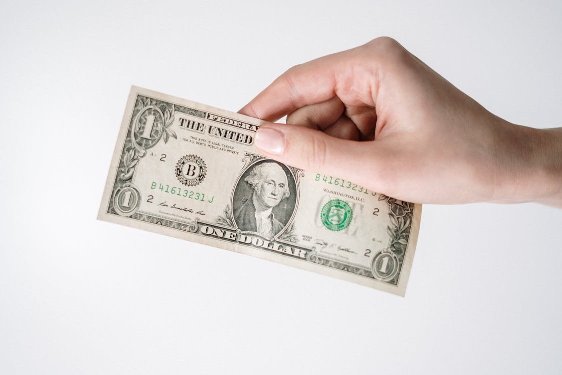 Free One Dollar Bill Stock Photo