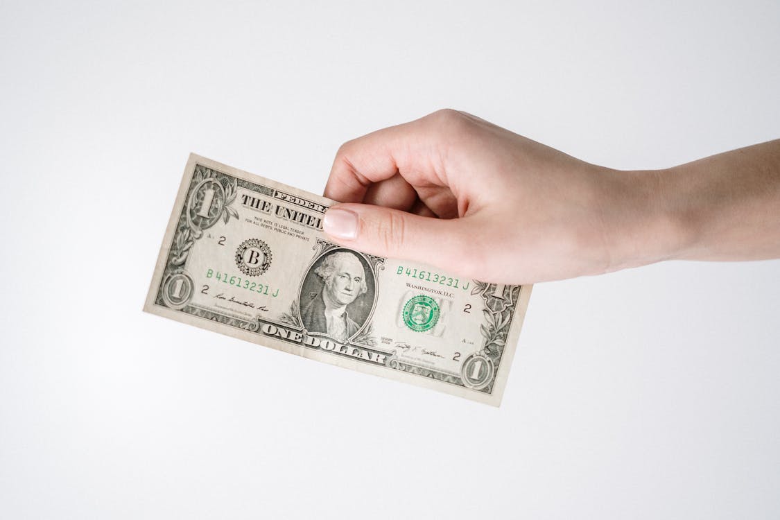 Free One Dollar Bill Stock Photo