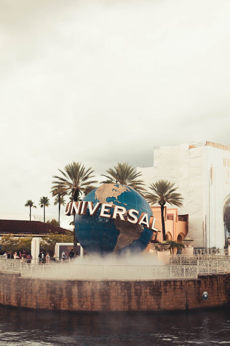 Universal globe at Universal Studios Florida in Orlando