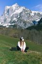 Woman Wearing Face Mask on Mountain