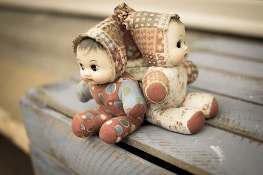 Free stock photo of old, dolls, puppets, toys