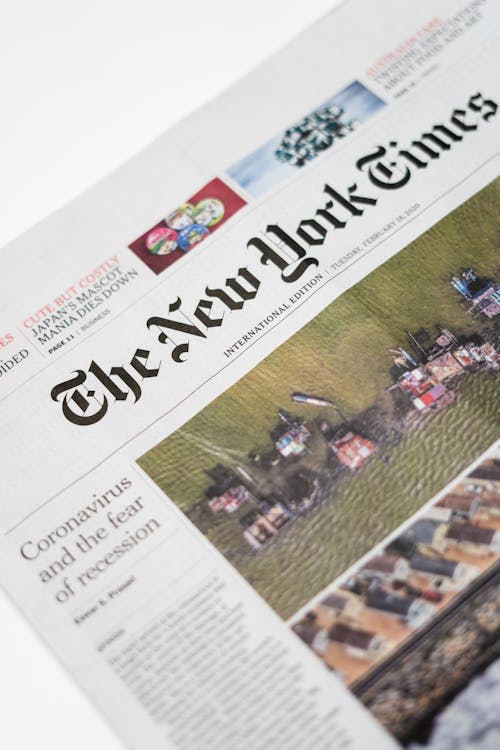 Free The New York Times Newspaper Stock Photo