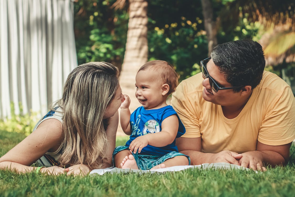 Parents getting life insurance With Their Child